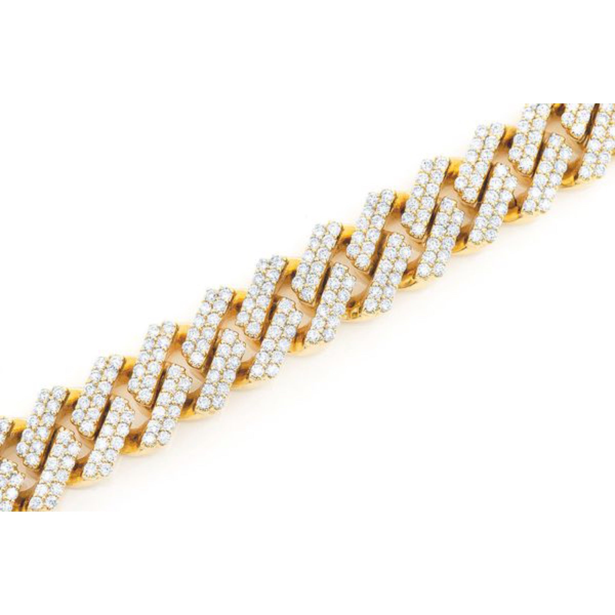 12MM VVS Diamond Cuban Link Bracelet for Men