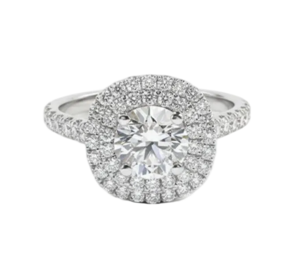 Round Cut Diamond Engagement Ring