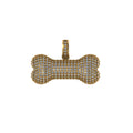 Bone Diamond Pendant 10k Solid Gold - 1.43 CTW