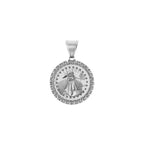 Small Liberty Logo Pendant 14K Solid gold - 1.02 CTW