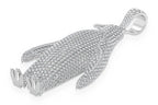 Penguin Diamond Pendant 14K Solid Gold - 16.25 CTW