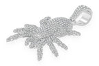 Spider Crawling Diamond Pendant 14K Solid Gold - 4.00 CTW