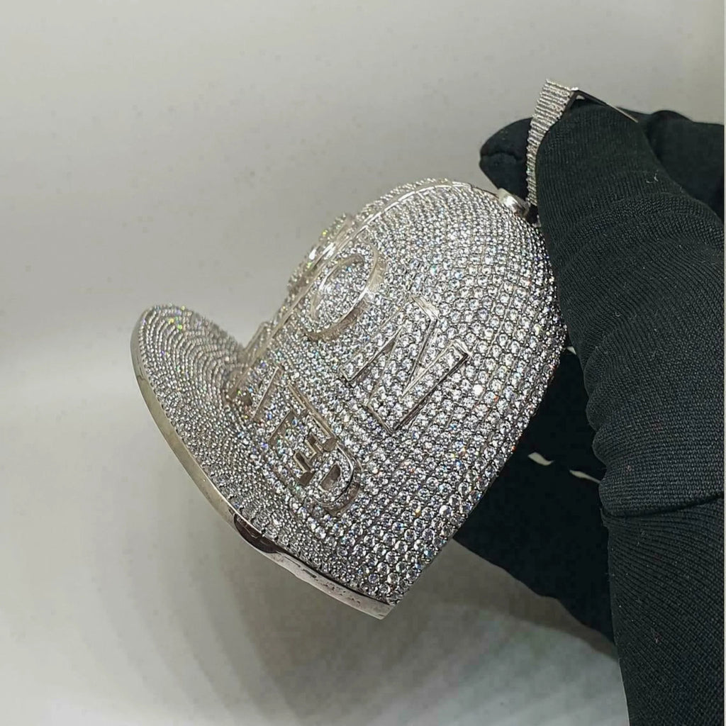 Custom Letter Diamond Pendant 14K Solid Gold - 12.80 CTW