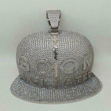 Custom Letter Name GOON Cap 925 Silver Moissanite Diamond Pendant