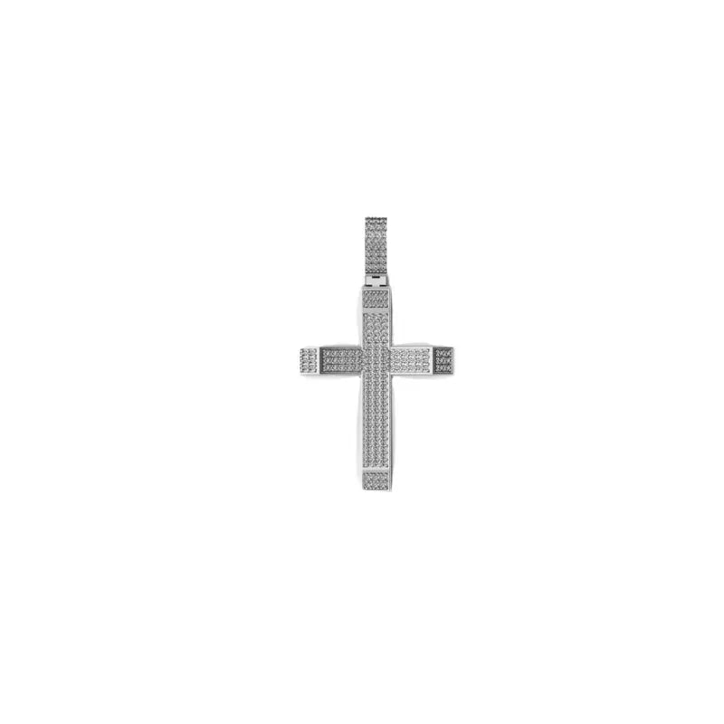 Cross Diamond Pendant 10K Solid Gold - 0.90 CTW
