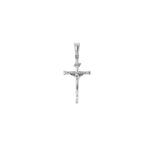 14k Solid Gold Crucifix Cross Necklace Charm Pendant