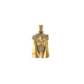 Jesus Diamond Pendant 14k Solid Gold 1.00ctw