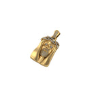 Jesus Diamond Pendant 14k Solid Gold 1.00ctw