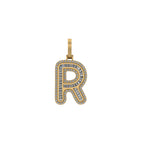 Custom Initial Alphabet Diamond Pendant - 0.87 CTW