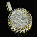 Baby Angel Diamond Pendant 14K Solid Gold - 2.15 CTW