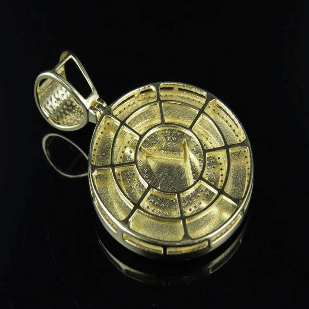 Masonic Symbol G Diamond Pendant 14k Solid Gold -1.05 CTW