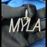 Custom Name MYLA Iced Out Pendant