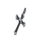 Holy Cross Pendant VVS Moissanite Diamond Sterling Silver - 0.84 CTW