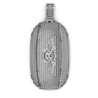Custom Diamond Dog Tag Pendant 14k Solid Gold - 3.37 CTW