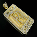 14K Logo Custom Diamond Pendant - 1.72 CTW