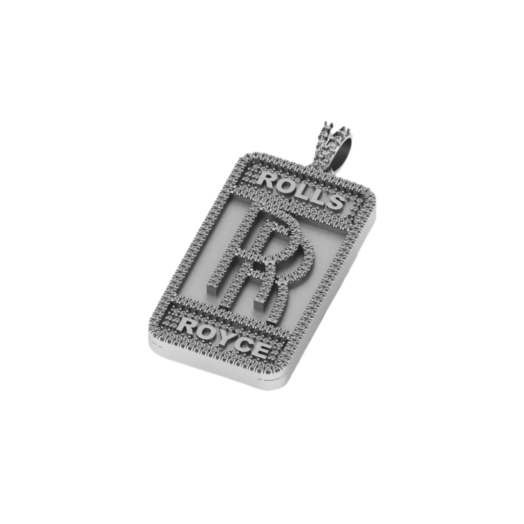 14K Logo Custom Diamond Pendant - 1.72 CTW