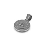 Icy Initial Letter "ND" Lab-Created VVS-VS Diamond Charm Custom Pendant
