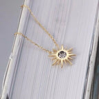 Sunrise 14K Gold Natural VS Diamond Pendant - 0.32 CTW