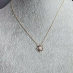 Sunrise 14K Gold Natural VS Diamond Pendant - 0.32 CTW