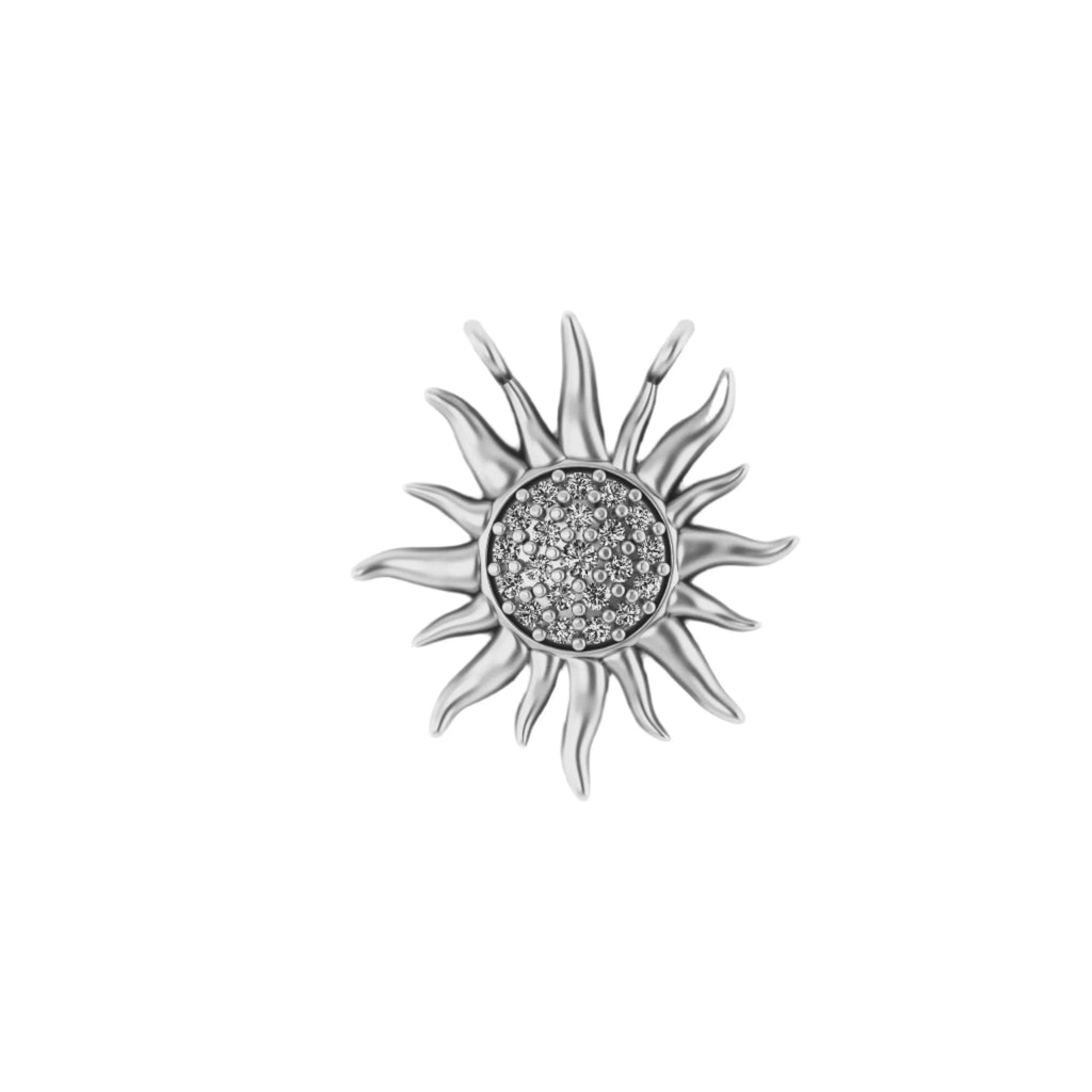 Sunrise 14K Gold Natural VS Diamond Pendant - 0.32 CTW