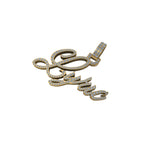 VVS Diamond Letter Pendant 14K solid gold - 1.26 CTW
