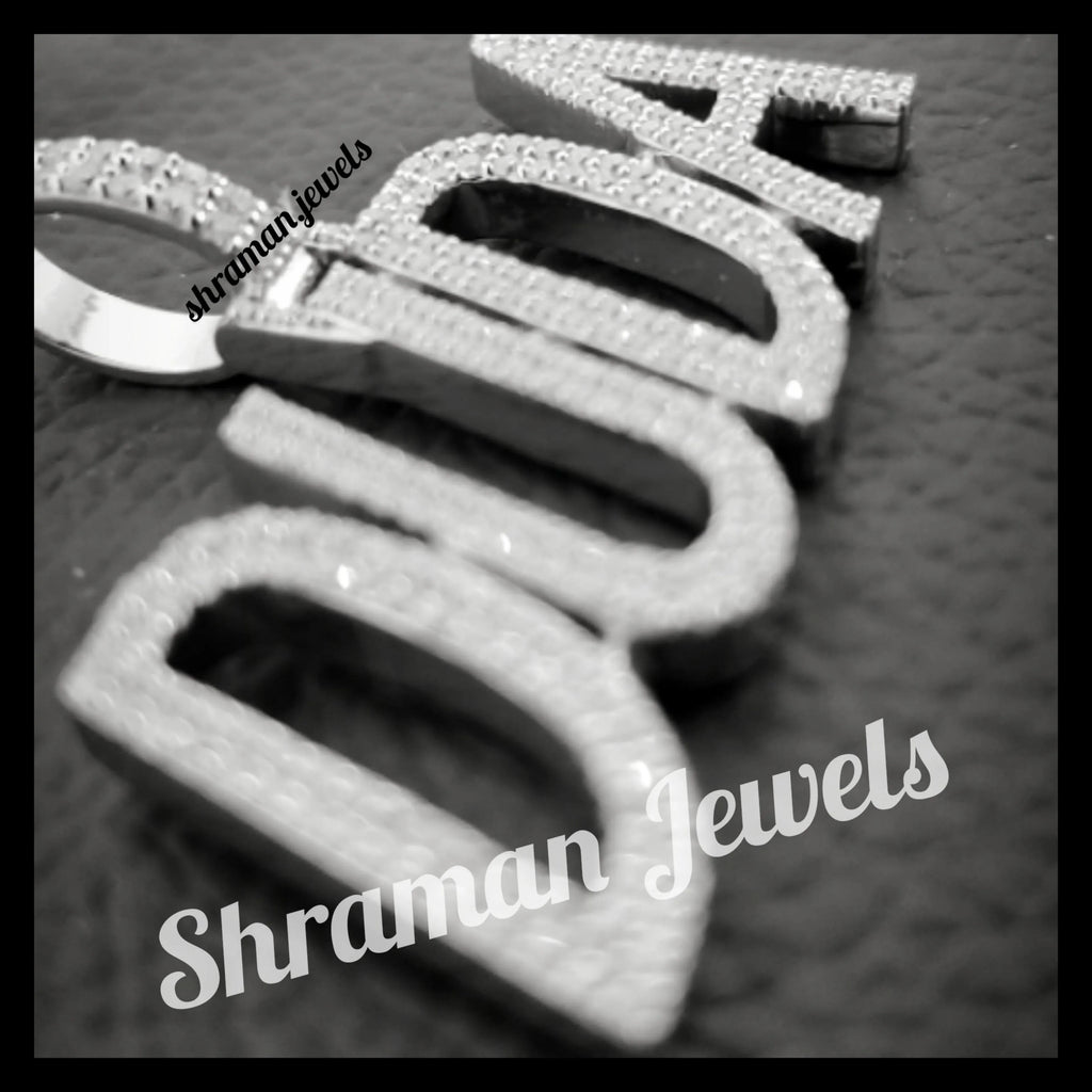 Custom Name DUDA hip-hop Diamond Pendant - 1.65 CTW