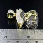 Money Bag Diamond Pendant 14k Solid Gold - 2.51 CTW