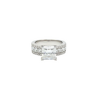 Women’s Princess Diamond Ring 14k Solid Gold