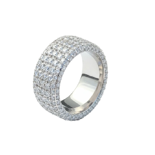 Unisex Engagement Diamond Ring 14k Solid Gold