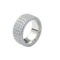 Unisex Engagement Diamond Ring 14k Solid Gold