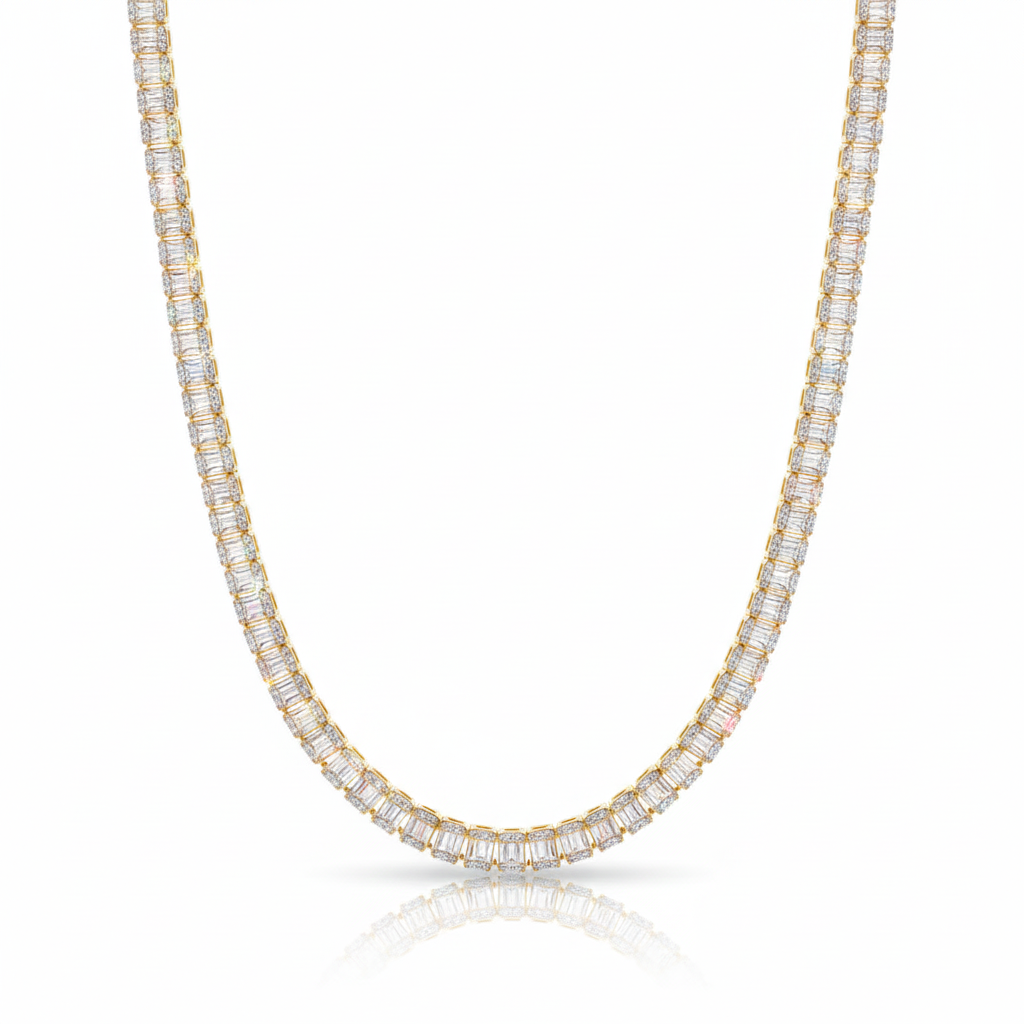 Luxurious Men's 8MM Diamond Tennis Chain