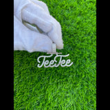 Custom "Tee Tee" Letter Unisex Diamond VVS Pendant