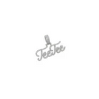Custom "Tee Tee" Letter Diamond Pendant - 2.66 CTW