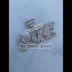 Custom Name Letter Diamond Pendant - 3.40 CTW