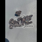Custom Name Letter Diamond Pendant - 3.40 CTW