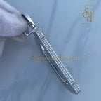 Custom D Initial Letter Diamond icy Pendant - 13.09 CTW