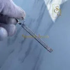 Custom D Initial Letter Diamond icy Pendant - 13.09 CTW