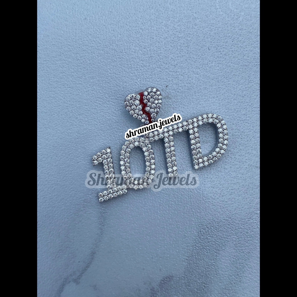Custom 10 TD Letter Diamond Pendant - 2.77 CTW