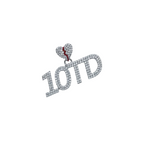 Custom 10 TD Letter Diamond Pendant - 2.77 CTW