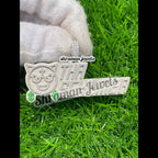 Custom Diamond Letter Pendant VVS Moissanite Schemer -1.56 CTW