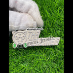 Custom Diamond Letter Pendant VVS Moissanite Schemer -1.56 CTW