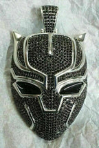 Trending Marvel Black Panther VVS Diamond Pendant for Men Craftsmanship - 3.67 CTW