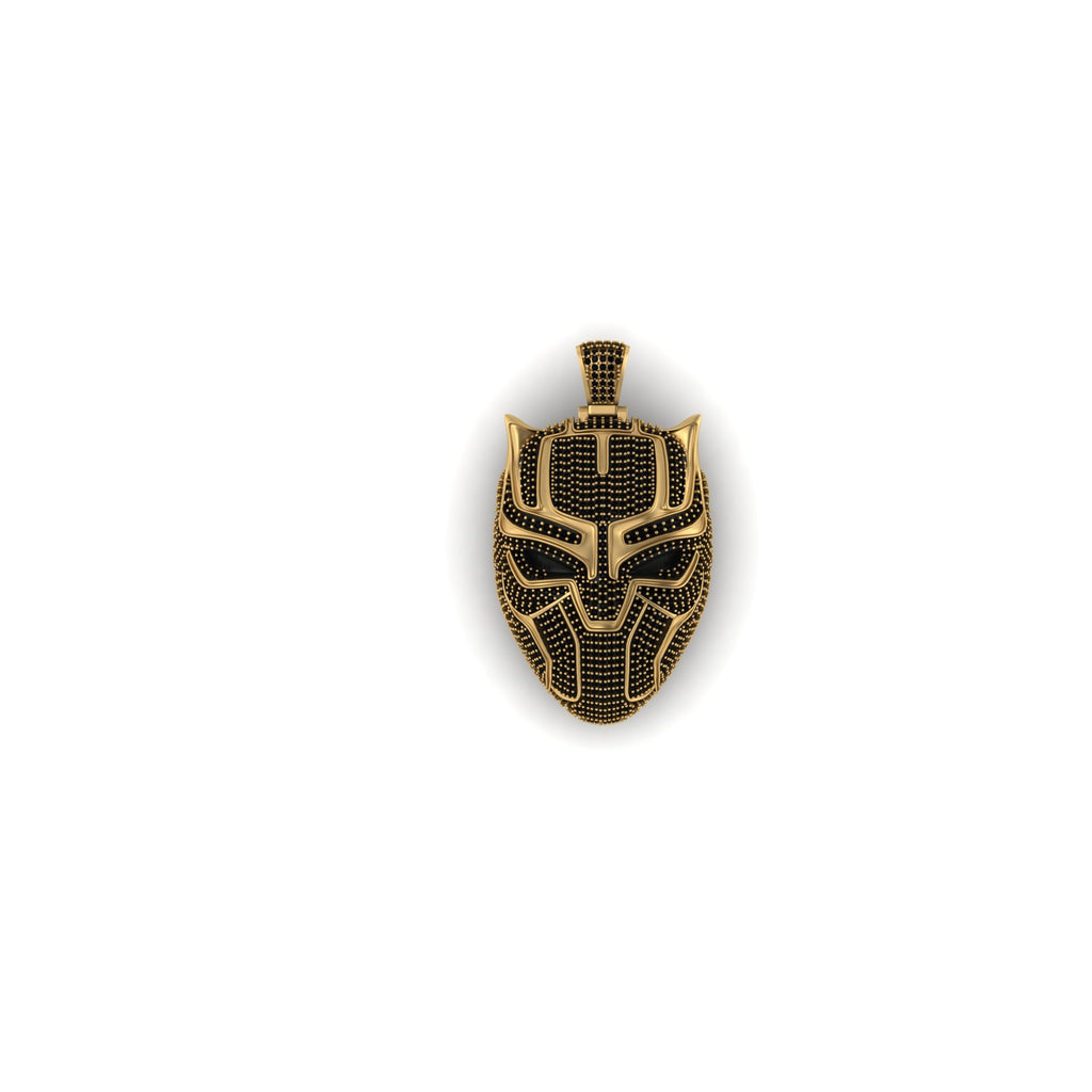 Trending Marvel Black Panther VVS Diamond Pendant for Men Craftsmanship - 3.67 CTW