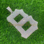 Custom B Letter Diamond Pendant - 39.02 CTW