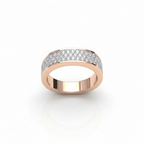 14k solid Gold  Wedding Diamond Ring Men’s – 1.51 CTW