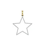 Diamond Star Pendant Icy VVS Premium Quality - 3.18 CTW