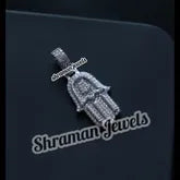 Diamond Hamsa Pendant Icy VVS Moissanite Charm -1.94 CTW