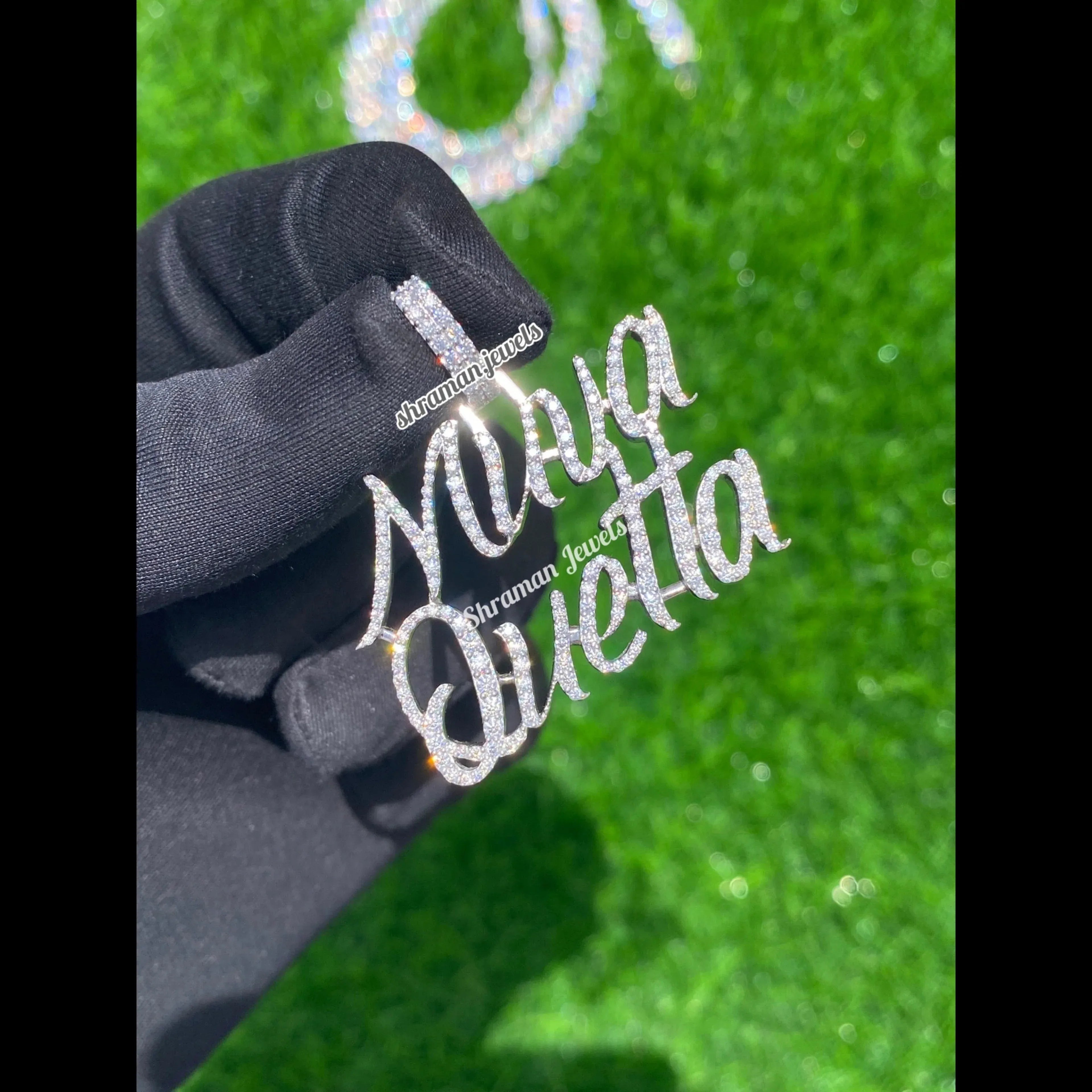 Custom Diamond Name Pendant - 2.27 CTW