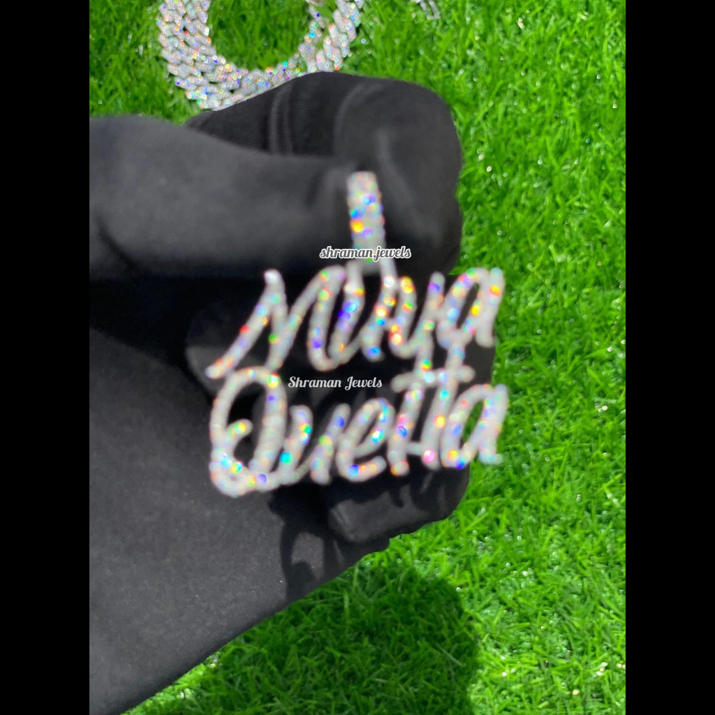 Custom Diamond Name Pendant - 2.27 CTW