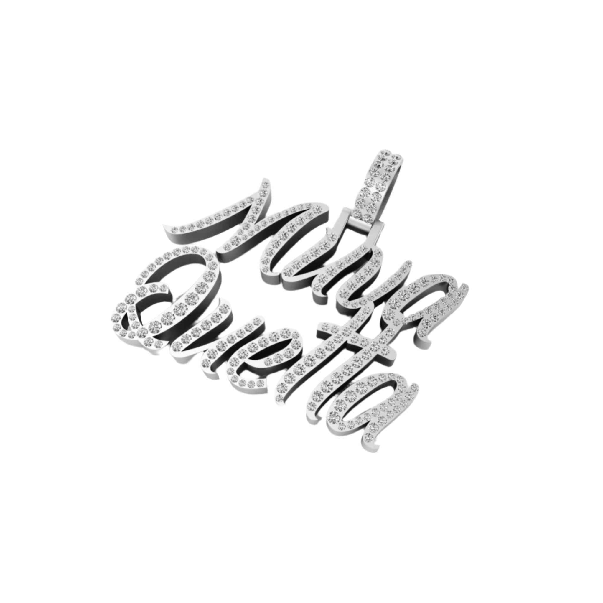 Custom Diamond Name Pendant - 2.27 CTW